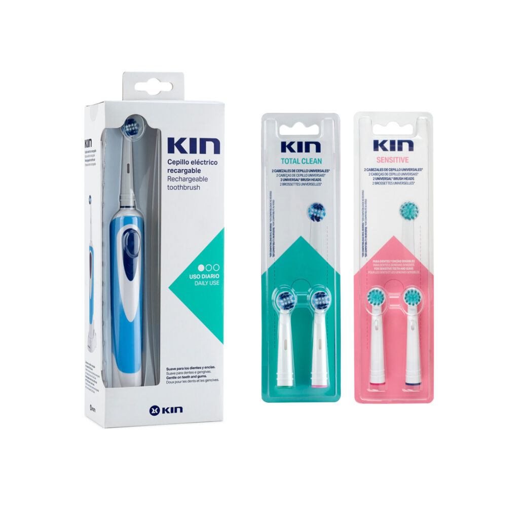 Cómo cepillarse los dientes con cepillo eléctrico - Laboratorios KIN